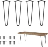 🪜 enhance your furniture with genius iron 16 inches hairpin legs - pack of 4 logo