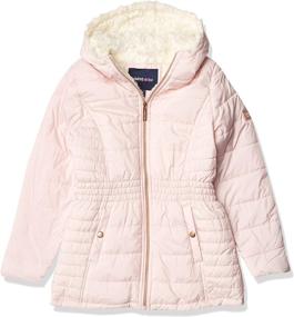 img 4 attached to 🧥 Girls' Mid Length Packable Jacket - Limited Too