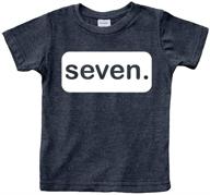 unordinary toddler birthday seventh charcoal boys' clothing for tops, tees & shirts logo