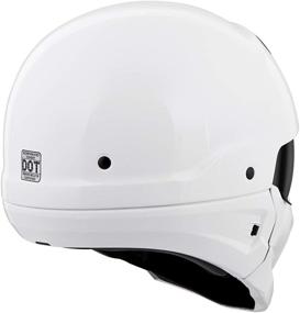 img 3 attached to ScorpionEXO EXO Covert Helmet: Gloss White - X-Small for Optimal Safety and Style