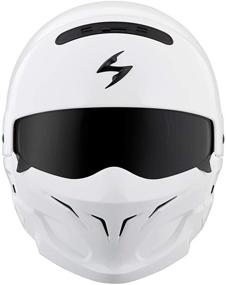 img 2 attached to ScorpionEXO EXO Covert Helmet: Gloss White - X-Small for Optimal Safety and Style