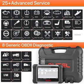 img 3 attached to Autel MaxiCOM MK808BT Scanner: Upgraded Wireless Version with 25 All System Diagnostic Services- ABS Bleed, Oil Reset, EPB, SAS, DPF, BMS, Throttle, Injector Coding