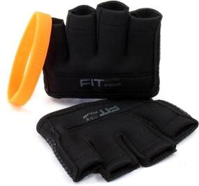 img 3 attached to 🧤 Neo Grip Glove Fitness Gloves for Cross Training, Gymnastics &amp; Yoga - Enhanced Neoprene Hand Grips for Maximum Density