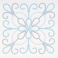 jack dempsey needle art 732103 xx design 6-quilt block: vibrant 18-inch by 18-inch white fabric for diy projects logo