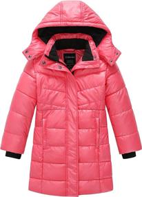 img 4 attached to 🧥 Wantdo Girl's Puffer Jacket: Warm Insulated Winter Coat with Hood - Lightweight, Water-Resistant, and Padded Parka