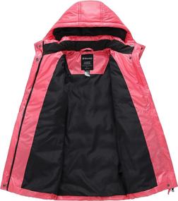 img 2 attached to 🧥 Wantdo Girl's Puffer Jacket: Warm Insulated Winter Coat with Hood - Lightweight, Water-Resistant, and Padded Parka