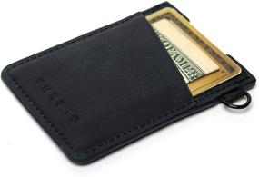 img 3 attached to Thread Wallets Minimalist Wallet Vertical Men's Accessories for Wallets, Card Cases & Money Organizers