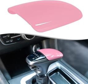 img 4 attached to Add a Stylish Touch to Your Dodge Charger and Challenger with the LAIKOU Gear Shift Trim Knob in Baby Pink - Interior Accessories 2015-2021