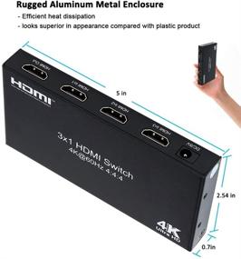 img 1 attached to DTECH 3X1 HDMI Switch 60Hz