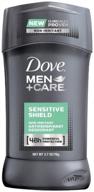 🧔 dove men+care sensitive shield antiperspirant deodorant - pack of 3, 2.7 oz each logo