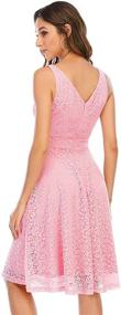 img 4 attached to Bbonlinedress Womens Bridesmaid Sleeveless Cocktail Women's Clothing