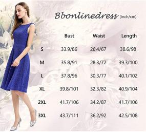 img 2 attached to Bbonlinedress Womens Bridesmaid Sleeveless Cocktail Women's Clothing