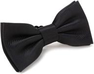 adjustable tuxedo bow ties for boys by fortunatever - pre-tied & multiples included logo
