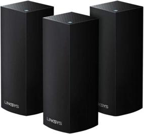 img 4 attached to 📶 Linksys Velop Tri-Band AC6600 Whole Home WiFi Mesh System - 3-Pack, Black (Up to 6000 sq. ft Coverage)