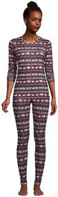 img 1 attached to Lands End Womens Thermaskin X Small Women's Clothing for Lingerie, Sleep & Lounge