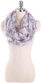 img 1 attached to Stylish GERINLY Penguin Infinity Scarves for Women's Fashion Accessories