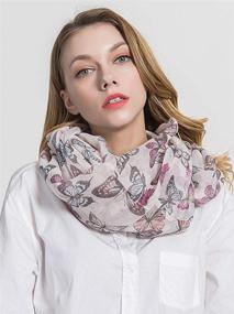 img 3 attached to Stylish GERINLY Penguin Infinity Scarves for Women's Fashion Accessories