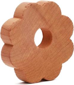 img 3 attached to Cedar Rings for Hangers, Cedarwood Closet and Drawer Freshener - 🌲 1.9 inch, 36 Pack: Keep Your Clothes & Linens Fresh and Moth-Free!