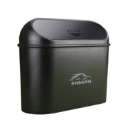 🚗 snmirn car trash can with lid: mini vehicle dustbin garbage organizer for automotive, home, office logo