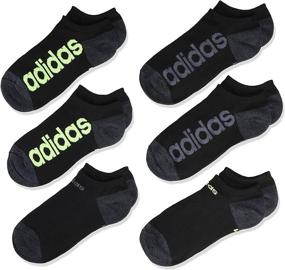 img 3 attached to 🧦 Детские носки Adidas Superlite Linear No Show (6 пар) - идеально подходят для мальчиков и девочек