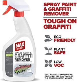 img 1 attached to 🎨 Ultimate Solution: Max Strip Spray Paint & Graffiti Remover 22oz