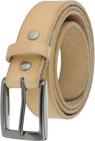 img 4 attached to NYFASHION101 Cowhide Genuine Leather Skinny Men's Accessories in Belts