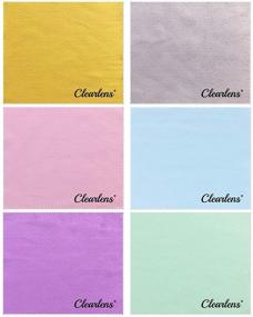 img 4 attached to 🧽 CLEARLENS Chamois Microfiber Cleaning Cloth (6-Pack) including Bonus Premium Non-Slip Cloth