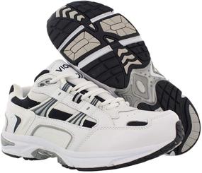 img 3 attached to 👟 Бело-синие кроссовки Vionic Men's Walker для оптимального комфорта и стиля