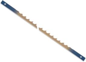 img 4 attached to 🔪 Pegas Swiss Made 18 TPI Pinned Dovetail Saw Blades for Woodworking and Metalworking - Coping, Skip Tooth, 6.5", Pack of 12