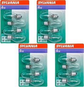 img 2 attached to SYLVANIA Incandescent Appliances C7 4 Watt Candelabra Industrial Electrical