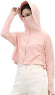 stay cool and protected in style: mount tec women's upf 50+ hooded sun protection jacket логотип