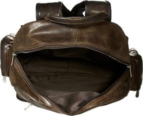 img 1 attached to Piel Leather Vintage Travel Backpack