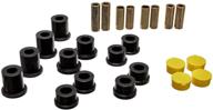 🔧 energy suspension 11.3105g front control arm bushing set - enhanced performance and longevity for your vehicle's front suspension system logo