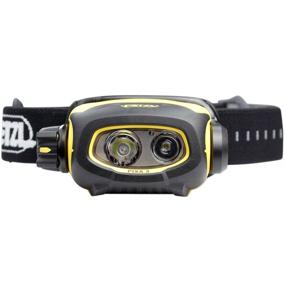 img 1 attached to Фонарик Petzl E78CHB 2 PIXA 3 с многолучевым светом: ближнее освещение, движение и видение на дальнее расстояние с технологией постоянного света (100 люмен) - Черный/Желтый