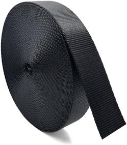 img 4 attached to Asobilor 1 Roll 10Yards Nylon Webbing Fastening Straps for Versatile Uses: Chairs, Hammocks, Towing, Climbing, DIY Luggage Strap, & More! (1.5 inch Wide)