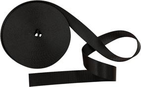 img 3 attached to Asobilor 1 Roll 10Yards Nylon Webbing Fastening Straps for Versatile Uses: Chairs, Hammocks, Towing, Climbing, DIY Luggage Strap, & More! (1.5 inch Wide)