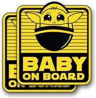 bluement cute baby yoda board logo