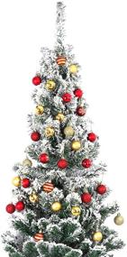 img 3 attached to 🎄 Roomtip Shatterproof Small Christmas Tree Balls - Pack of 50ct 40mm/1.57" Christmas Ball Ornaments for Tree Decorations during Holidays, Weddings, and Parties