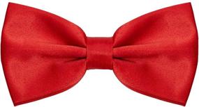 img 4 attached to 🎀 SILK BURLET Bowtie Bow Tie