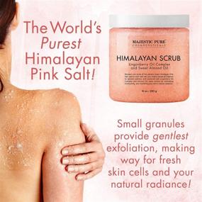 img 3 attached to 🧖 Himalayan Salt Body Scrub with Lingonberry - Exfoliating Salt Scrub for Women and Men, Hydrating & Deep Cleansing - 10 oz