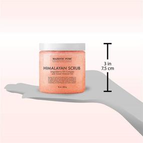 img 1 attached to 🧖 Himalayan Salt Body Scrub with Lingonberry - Exfoliating Salt Scrub for Women and Men, Hydrating & Deep Cleansing - 10 oz