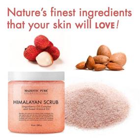 img 2 attached to 🧖 Himalayan Salt Body Scrub with Lingonberry - Exfoliating Salt Scrub for Women and Men, Hydrating & Deep Cleansing - 10 oz