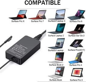 img 3 attached to 💡 DHMXDC Surface Pro Charger 15V 2.58A 44W - Compatible with Surface Book, Laptop, Pro 7/6/5/4/3/X, Go 1/2