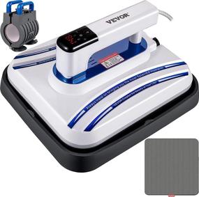 img 4 attached to 👕 VEVOR Portable 2 in 1 Easy Press 12x10 Inch Heat Press Machine - Ideal for T Shirts, Bags, Mugs & HTV Vinyl Projects - Includes Mug Press Attachment - 800W Power - Compact & Convenient - Blue