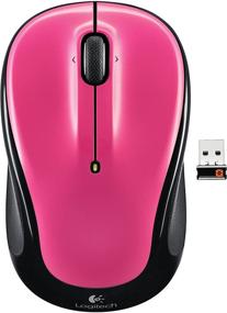 img 2 attached to Enhance Your Web Browsing Experience with Logitech M325 Wireless Mouse in Brilliant Rose Color
