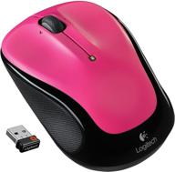 enhance your web browsing experience with logitech m325 wireless mouse in brilliant rose color logo