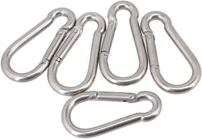 img 4 attached to BQLZR Multifunctional Stainless Spring Carabiner