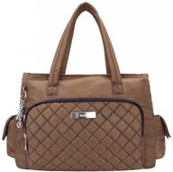 👜 huskies shoulder lightweight water resistant satchel: the ultimate women's handbags & wallets combo logo