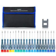 🔧 gogofix 20-piece precision screwdriver set for electronics, computers, laptops, phones, tablets, gaming consoles, cameras. ideal for repair, maintenance, and diy projects logo