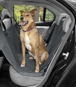 img 2 attached to 🛡️ Shield Your Car Seats with RUFFIN' IT Car Seat Protector for Pets in Grey